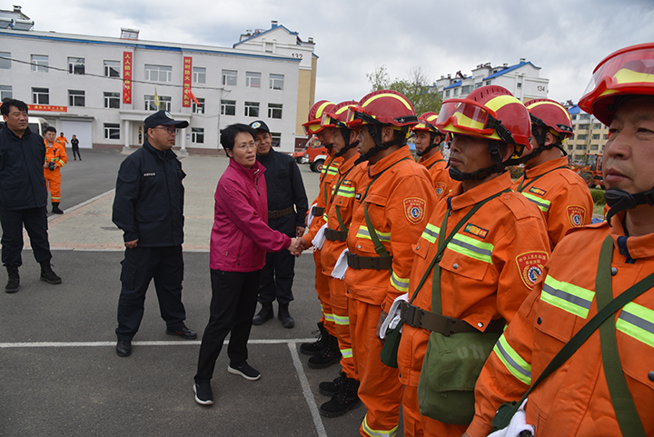 5-督导组张萍组长与扑火队员亲切握手.jpg